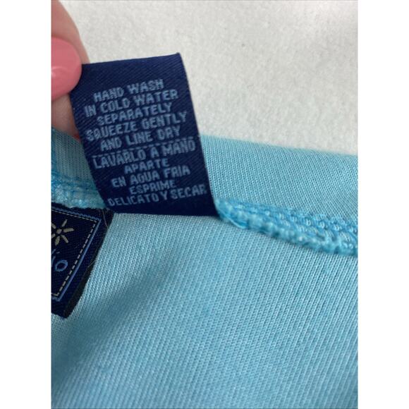 Womens Velour Pants & Zip Hoodie Jacket Size Medium Y2K Turquoise Blue Tracksuit - Picture 5 of 16